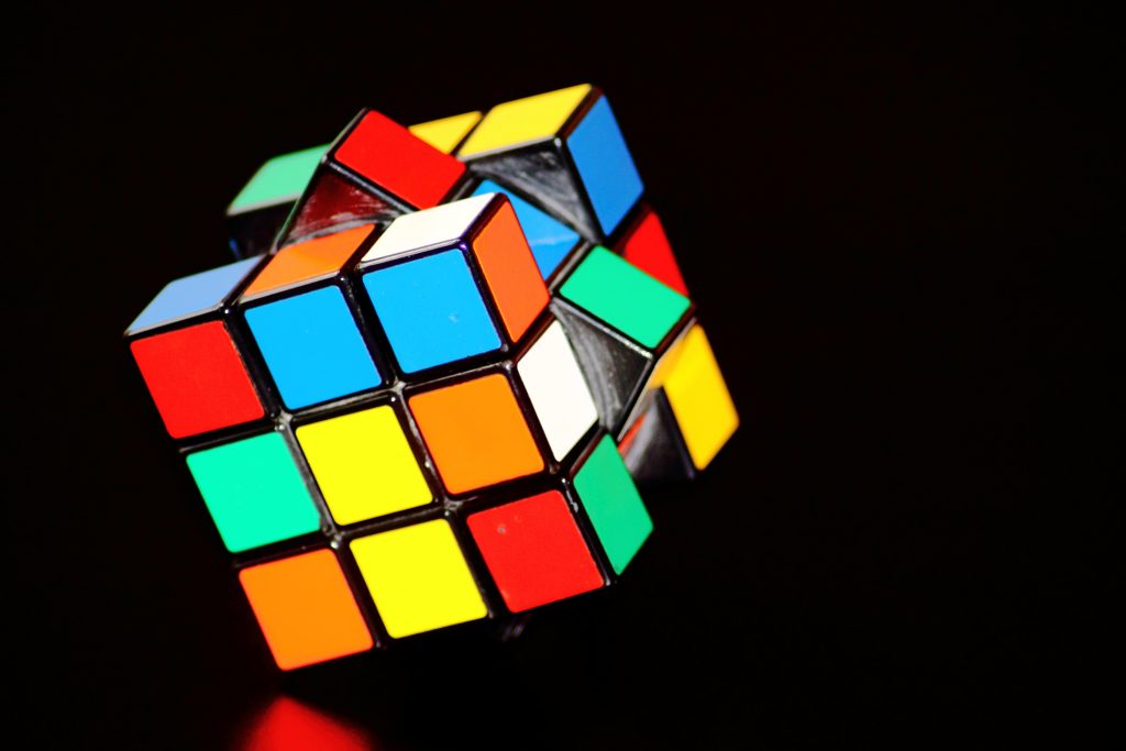 A Rubic's Cube puzzle